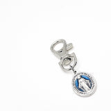Faith Gift, Mother Mary Clip On Charm, Catholic Gifts, Christian Gifts, Catholic Charms, Saint Charms