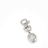 Faith Gift, St Gabriel Clip On Charm, Catholic Gifts, Christian Gifts, Catholic Charms, Saint Charms