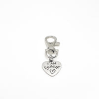 Affirmation Gift, I Am Loved Clip On Charm, Daughter Gift, Granddaughter Gift, Love Gift, Wife Gift, Son Gift, Love Reminder, Gift For Him