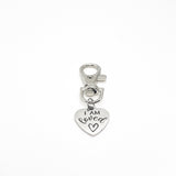 Affirmation Gift, I Am Loved Clip On Charm, Daughter Gift, Granddaughter Gift, Love Gift, Wife Gift, Son Gift, Love Reminder, Gift For Him
