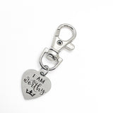 Affirmation Gift, I Am Worthy Clip On Charm, Daughter Gift, Granddaughter Gift, Love Gift, Wife Gift, Son Gift, Love Reminder, Gift For Him