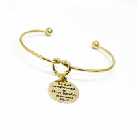 Faith Gift, Be Not Conformed To The World Charm Bracelet, Romans 12 2, Faith Jewelry, Scripture Gift, Faith Charm, Scripture Quote