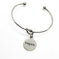 Affirmation Gifts, Inspire Word Charm Bracelet, Daughter Gift, Wife Gift, Gift For Her, Word Jewelry, Inspiring Word Gift, Affirmation Words