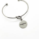 Affirmation Gifts, Inspire Word Charm Bracelet, Daughter Gift, Wife Gift, Gift For Her, Word Jewelry, Inspiring Word Gift, Affirmation Words