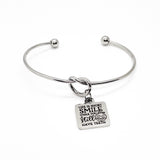 Fun Gifts, Life Is Short Smile While You Still Have Teeth Charm Bracelet, Friend Gift, Birthday Gift, Aging Humor, Mom Gift, Wife Gift