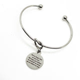 Love Gift, Never Forget That We Love You Charm Bracelet, Gift From Mom and Dad, Son Gift, Daughter Gift, Believe In Yourself, We Believe