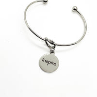Affirmation Gifts, Inspire Word Charm Bracelet, Daughter Gift, Wife Gift, Gift For Her, Word Jewelry, Inspiring Word Gift, Affirmation Words