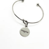 Affirmation Gifts, Inspire Word Charm Bracelet, Daughter Gift, Wife Gift, Gift For Her, Word Jewelry, Inspiring Word Gift, Affirmation Words