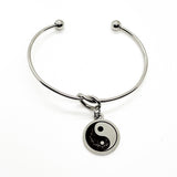 Best Friend Gift, Yin Yang Charm Bracelet, Wife Gift, Yin Yang Symbol, Gift For Her, Love Gift, Girlfriend Gift, Affirmation Gifts For Her