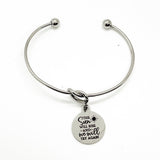 Encouragement Gift, The Sun Will Rise And We Will Try Again Charm Bracelet, Motivating Gifts, Encouraging Her, Motivating Her, Trying Again