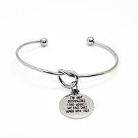 Funny Quotes, I’m Not Responsible For What My Face Does When You Talk Charm Bracelet, Friend Gifts, Girlfriend Gifts, Funny Gift For Her