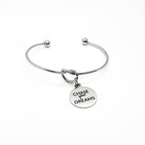 Affirmation Jewelry, Chase Your Dreams Charm Bracelet, Encouraging Her, Woman Entrepreneur Gift, Motivating Her, Daughter Gift, Graduation