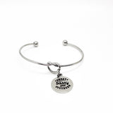 Sweet Sassy And Southern Charm Bracelet, Girlfriend Gift, Daughter Gift, Wife Gift, Granddaughter Gift, Cuff Bracelet, Knot Bracelet