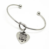 Family Gifts, Family A Little Bit Of Crazy, A Little Bit Of Loud, A Whole Lot Of Love Charm Bracelet, Mom Gift, Wife Gift, Sister Gift