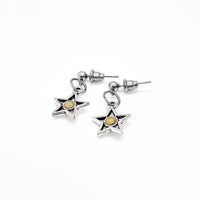 Mustard Seed Star Earrings,  Mustard Seed Jewelry, Matthew 17 20, Mustard Seed Faith Jewelry, Bible Verse Gift, Scripture Gifts, Faith Gift