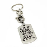 Friend Gift, Life Is Better WIth Your Tribe Keychain Gift, Gift For Her, Friends Group Gift, Girlfriend Gift, Friendship Gift, Best Friends