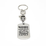 Family Gifts, Remember As Far As Anyone Knows We Are A Nice Normal Family Keychain, Family Reunion Gifts, Family Gathering, Family Love