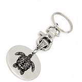 Mandala Turtle Keychain, Mandala Charm, Turtle Gift, Turtle Lover, Mandala Print, Keychain Gift, Mandala Keychain, Gift For Her