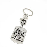 Family Gifts, Family Where Life Begins And Love Never Ends Family Keychain, Family Reunion Gifts, Family Gathering, Family Love