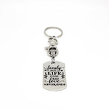 Family Gifts, Family Where Life Begins And Love Never Ends Family Keychain, Family Reunion Gifts, Family Gathering, Family Love