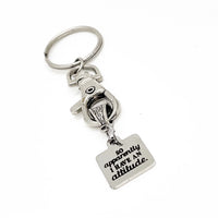 Fun Gifts, So Apparently I Have An Attitude Keychain, Best Friend Gift, Gift For Her, Wife Gift, Funny Quotes, Snarky Friend, Attitude Gift