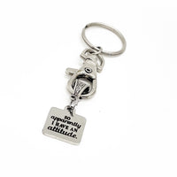 Fun Gifts, So Apparently I Have An Attitude Keychain, Best Friend Gift, Gift For Her, Wife Gift, Funny Quotes, Snarky Friend, Attitude Gift