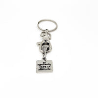 Fun Gifts, So Apparently I Have An Attitude Keychain, Best Friend Gift, Gift For Her, Wife Gift, Funny Quotes, Snarky Friend, Attitude Gift
