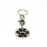 Mandala Paw Print Keychain, Mandala Charm, Cougar Paw Print, Cat Paw Print, Dog Paw Print, Keychain Gift, Mandala Keychain, Gift For Her