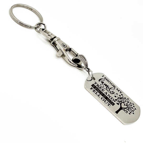 Family Gifts, I Shook My Family Tree And A Bunch Of Nuts Fell Out Family Keychain, Family Reunion Gifts, Family Gathering, Family Love