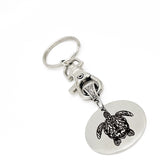 Mandala Turtle Keychain, Mandala Charm, Turtle Gift, Turtle Lover, Mandala Print, Keychain Gift, Mandala Keychain, Gift For Her