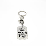 Encouragement Gift, Collect Moments Not Things Keychain Gift, Daughter Gift, Wife Gift, Trip Gifts, Girlfriend Trips, Getaway Gifts