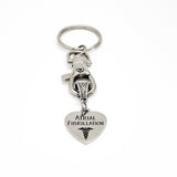 Atrial Fibrillation Keychain, Atrial Fibrillation Charm, Atrial Fibrillation Awareness,  Medical Awareness, Medical Notification Charm