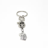 Fun Gifts, Poker Cards Charm Keychain, Poker Player Gifts, Las Vegas Trip Gifts, Straight Flush, Gift For Her, Gift For Him