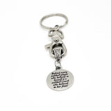 Softball Coach Gift, Behind Every Softball Player Who Believes In Herself Is A Softball Coach That Believed In Her First Keychain