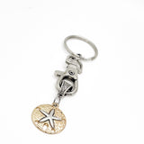 Sand Dollar Keychain, Beach Lover Gift, Sand-Dollar Gifts, Sand Dollar Collector, Beach Trip Gifts, Beach Memories, Beach House Keychain