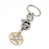 Sand Dollar Keychain, Beach Lover Gift, Sand-Dollar Gifts, Sand Dollar Collector, Beach Trip Gifts, Beach Memories, Beach House Keychain