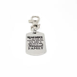 Family Gifts, Remember As Far As Anyone Knows We Are A Nice Normal Family Clip On Charm, Sister Gift, Brother Gift, Family Reunion Gift