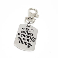 Encouragement Gifts, Collect Moments Not Things Clip On Charm, Girls Trip Gifts, Family Vacation Gifts, Girls Weekend Gifts, Gift For Her