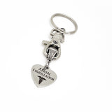 Atrial Fibrillation Keychain, Atrial Fibrillation Charm, Atrial Fibrillation Awareness,  Medical Awareness, Medical Notification Charm