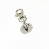 Gastric Sleeve Zipper Pull, Gastric Sleeve Medical ID Tag, No Blind NG, No NSAIDS, Medical Awareness Tag, Gastric Sleeve Medical Awareness