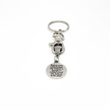 Softball Coach Gift, Behind Every Softball Player Who Believes In Herself Is A Softball Coach That Believed In Her First Keychain