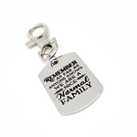 Family Gifts, Remember As Far As Anyone Knows We Are A Nice Normal Family Clip On Charm, Sister Gift, Brother Gift, Family Reunion Gift
