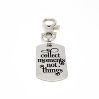 Encouragement Gifts, Collect Moments Not Things Clip On Charm, Girls Trip Gifts, Family Vacation Gifts, Girls Weekend Gifts, Gift For Her