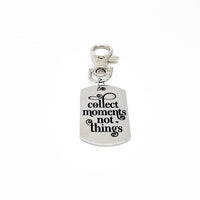 Encouragement Gifts, Collect Moments Not Things Clip On Charm, Girls Trip Gifts, Family Vacation Gifts, Girls Weekend Gifts, Gift For Her