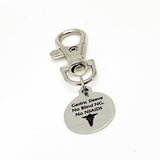 Gastric Sleeve Zipper Pull, Gastric Sleeve Medical ID Tag, No Blind NG, No NSAIDS, Medical Awareness Tag, Gastric Sleeve Medical Awareness