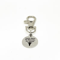 Gastric Sleeve Zipper Pull, Gastric Sleeve Medical ID Tag, No Blind NG, No NSAIDS, Medical Awareness Tag, Gastric Sleeve Medical Awareness