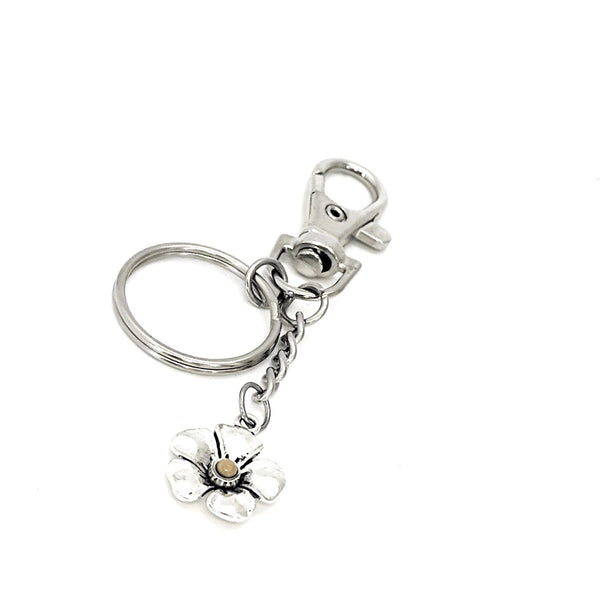 Faith Gift, Mustard Seed Flower Keychain, Matthew 17 20 Gift, Christian Gifts, Scripture Gifts, Let Your Faith Bloom, Mustard Seed Faith