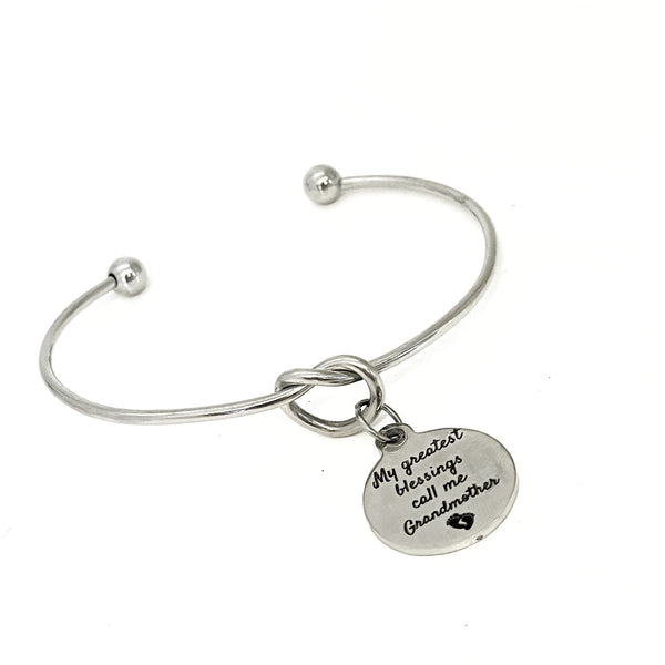 Grandmother Gift, My Greatest Blessings Call Me Grandmother Bracelet, Grandparents Day Gift, New Grandmother Gift, Gift From Grandkids