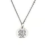 Faith Gift, God Is My Salvation And My Glory Necklace, Psalm 62 7, Scripture Gift, Scripture Jewelry, Faith Jewelry, Gift For Her