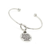 Scripture Jewelry, It Is For Freedom That Christ Has Set Us Free Charm Bracelet, Galatians 5 1 Jewelry, Faith Quote, Scripture Quote